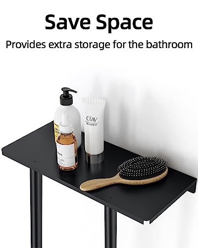 STWWO Towel Racks for Bathroom, Bathroom Towel Storage Wall - Product Imagery