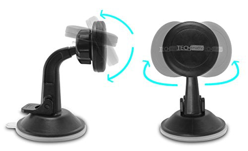 TechMatte Car Phone Mount Magnetic-Dashboard Mounted Car Phone - Product Imagery