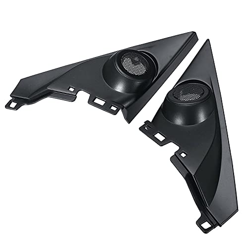 1 Pair Car Front Left and Right Door Tweeters Triangle Speakers - Product Imagery