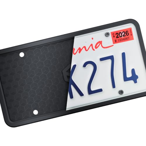 Rightcar Solutions Car Plate Frame, Silicone License Plate - Product Imagery