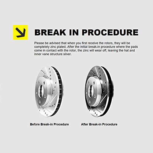 Hart Brakes Front Brake Kit Fits 2015-2017 Honda Odyssey - Product Imagery