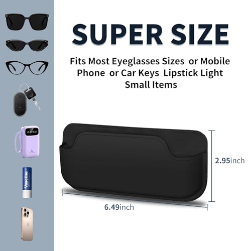 Sunglass Holder for Car, Multi-Functional Stick-On Glasses - Product Imagery