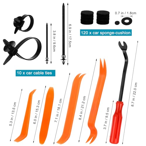 1365Pcs Car Push Retainer Clips Body Clips Plastic Fasteners Kit - Product Imagery