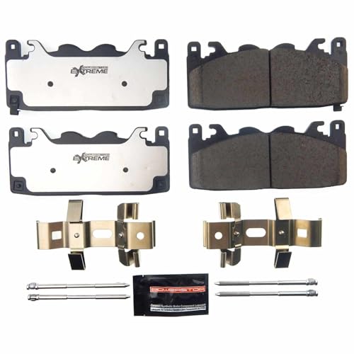 PowerStop Z26 Performance Carbon Fiber Ceramic Brake Pads Front - Product Imagery