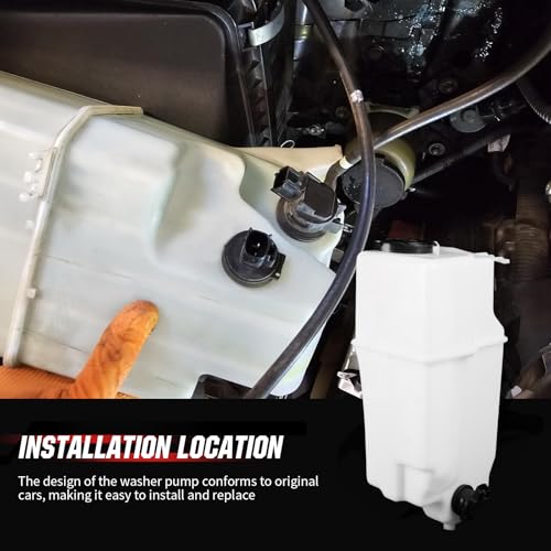 OTUAYAUTO Washer Fluid Reservoir Bottle Kits Replacement for - Product Imagery