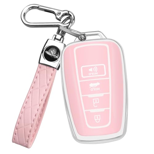 QBUC for Toyota Key Fob Cover with Keychain TPU Suitable for - Product Imagery