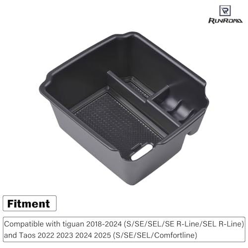 Center Console Tray for 2018-2024 tiguan / 2022-2025 Taos - Product Imagery