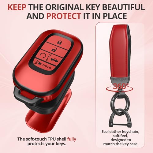 for Honda Key Fob Cover Accessories- Matte TPU Key Fob Cover - Product Imagery