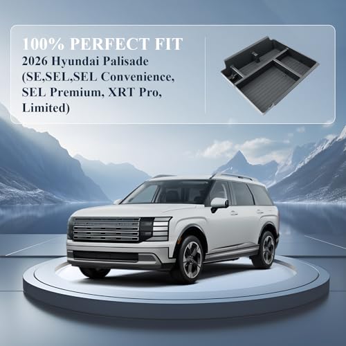 BIBIBO for 2026 2027 Hyundai Palisade Center Console Organizer - Product Imagery