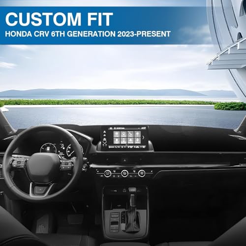KUST Black Dash Cover for Honda CRV CR-V 2023 2024 2025 2026 - Product Imagery