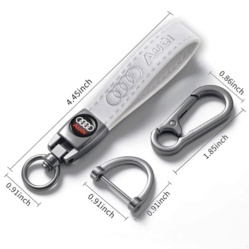 TACOMA Genuine Leather Car Keychain for Key Chain for Men and - Product Imagery