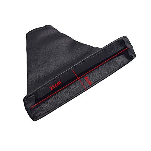 Black PU Leather Shift Lever Shift Strap Trunk Cover, Car - Product Imagery