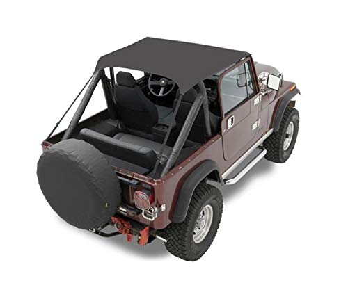 Bestop Traditional Bikini Tan 5250804 for Jeep CJ7/CJ8/YJ - Product Imagery