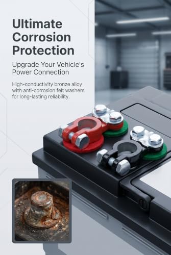 2 PCS Power Terminal Connectors, 12V Bus Bar Terminal Block, - Product Imagery