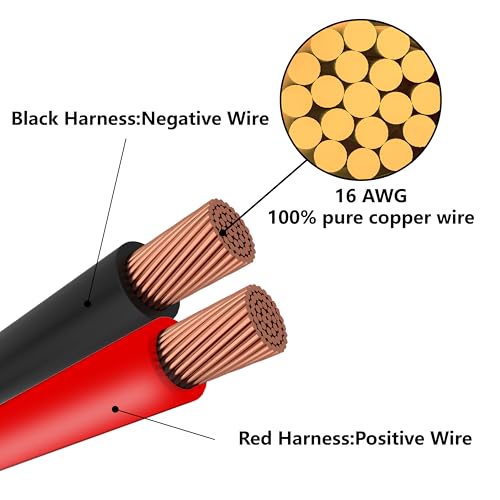 BFXM SAE Connector, SAE Extension Cable, 12v Quick Connect 12FT - Product Imagery