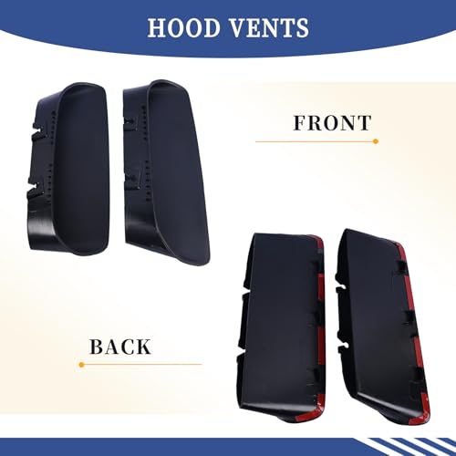 A Pair Air Vent Cover Hood Bezels and Accessories 68378081AB - Product Imagery