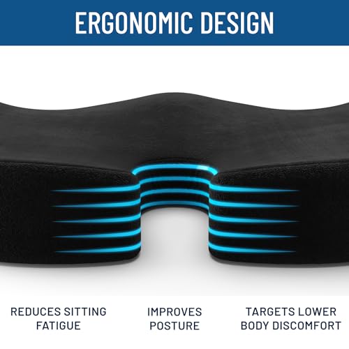 Everlasting Comfort Car Seat Cushions - Memory Foam Soft Car - Product Imagery