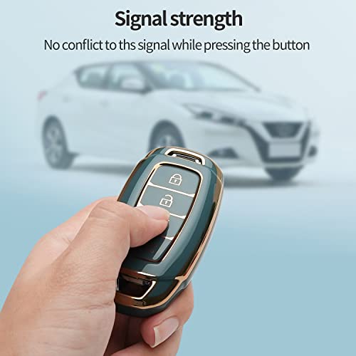 Key Fob Cover Keychain Fit for 2019 2020 2021 Fe Palisade Kona - Product Imagery