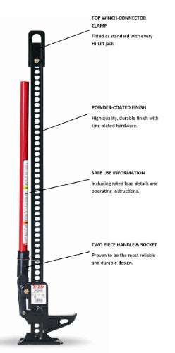 Hi-Lift Jack 60" Cast/Steel Jack HL-604 - Product Imagery