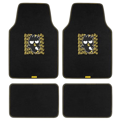 Badtz-Maru Carpet Car Floor Mats - Universal Fit for Cars, SUVs - Product Imagery