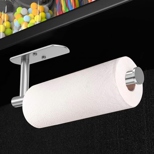 VAEHOLD Adhesive Paper Towel Holder Under Cabinet Mount, Wall - Product Imagery