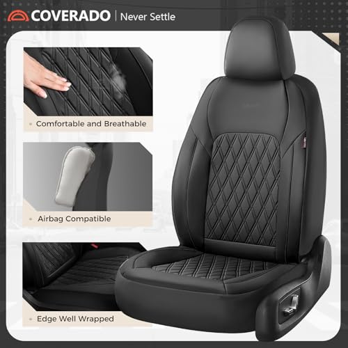 Coverado Car Seat Cover, Car Seat Covers Front Seats, Waterproof - Product Imagery