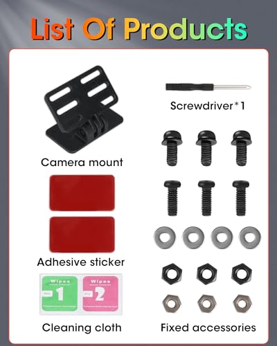 Rear Camera Holder Backup Camera Mount 【Strong Adhesive】 - Product Imagery