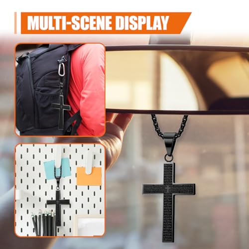 Cross Car Rear View Mirror Charm, Car Mirror Hanging - Product Imagery