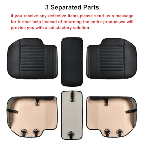 Back Seat Covers, Rear Seat Cushions, Auto Bench Protector with - Product Imagery
