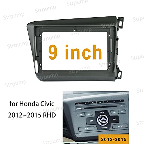 9'' Car Radio Stereo Dash Frame Fascia Bezel Panel Compatible - Product Imagery