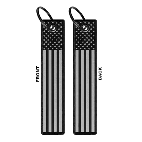 American Flag License Plate, Frame, and Key Tag Combo - Product Imagery