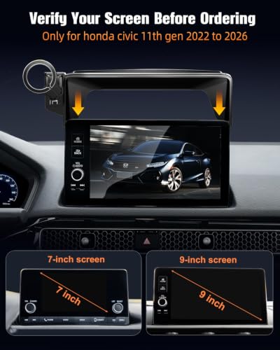 pop-tech Magnetic Phone Holder for Honda Civic 11th Gen 2022 - Product Imagery