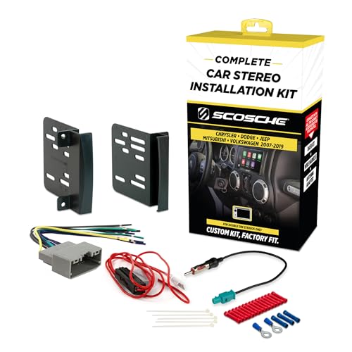 Scosche ICCR6BN Double DIN Radio Installation Dash Kit - Product Imagery