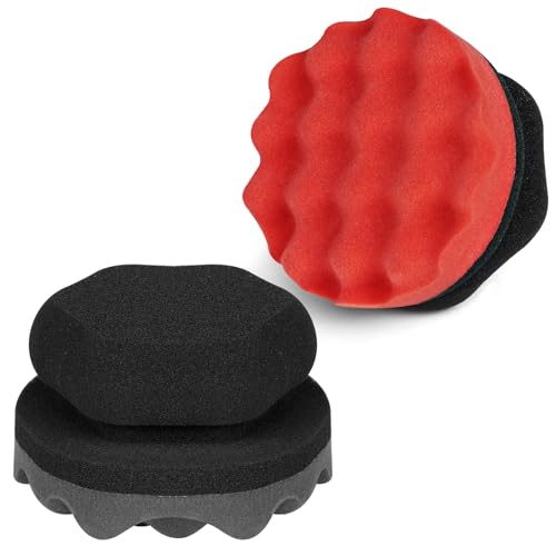 2 Pack Large Tire Shine Applicator Pad, Tire Hex Grip Applicator - Product Imagery
