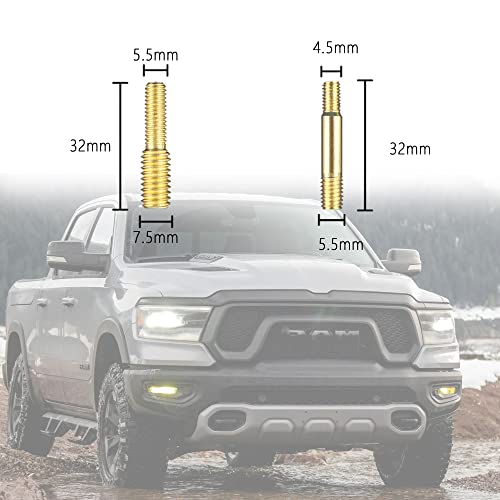 Junecarp 13 PCS Truck Antenna Adapter Accessories for Truck/Car - Product Imagery