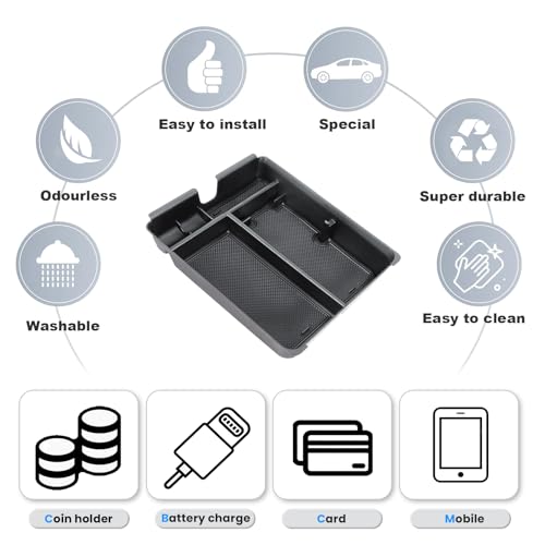 5PCS Center Console Organizer Compatible with 2023-2026 Honda - Product Imagery