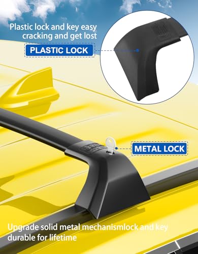 Wonderdriver Roof Rack Cross Bars 260lb for Toyota Corolla Cross - Product Imagery
