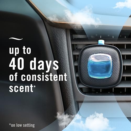 Febreze Car Air Freshener Vent Clip Laundry Fresh Scent, .07 oz. - Product Imagery