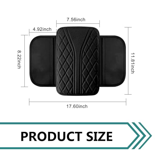 Car Center Console Cover, Multi-functional Leather - Product Imagery