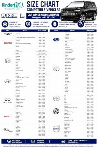 Windshield Sun Shade - Certified 99.87% UVB & 99.02% UVA - Product Imagery