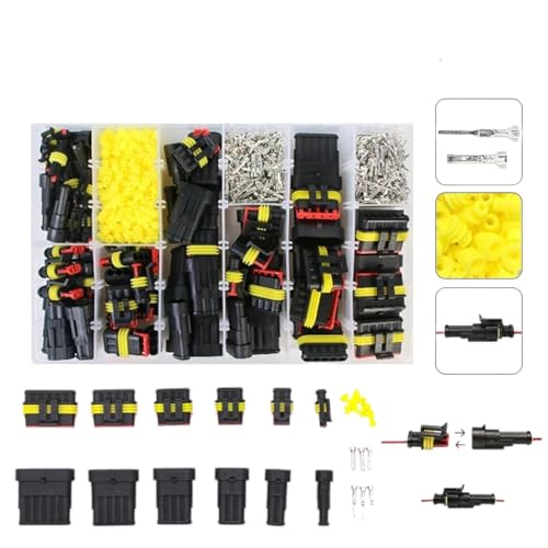 1004PCS DJ2 Automobile Waterproof Connector 1-16 Hole with - Product Imagery