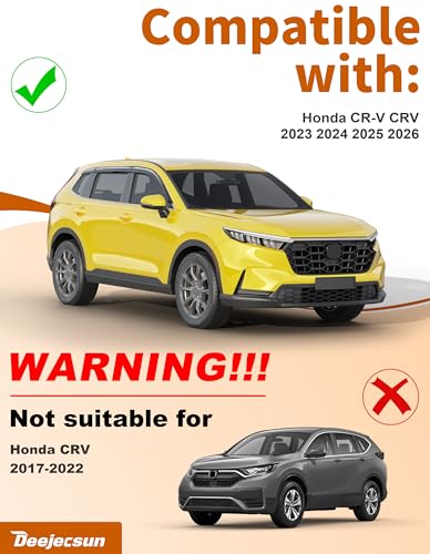 Tape-on Window Visors Rain Guards for Honda CR-V CRV 2023-2026 - Product Imagery