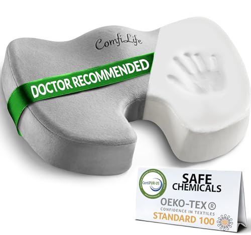 ComfiLife Premium Comfort Seat Cushion - Non-Slip Orthopedic - Product Imagery