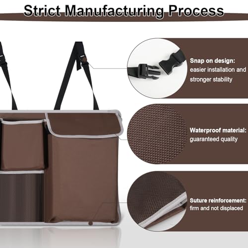 UYYE Trunk Hanging Organizer, Backseat Storage Bag, Collapsible - Product Imagery
