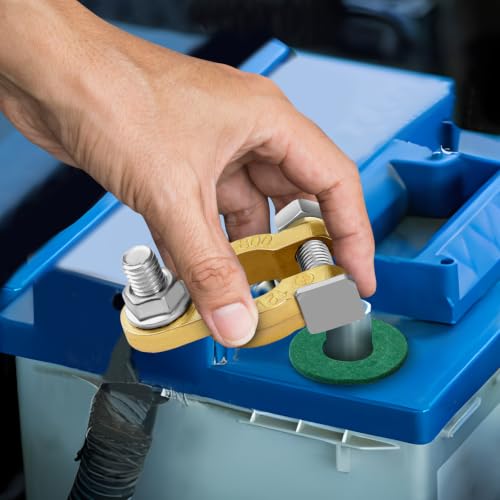 Battery Terminal Connectors 2 Pair, Battery Terminals M8 x 21mm - Product Imagery