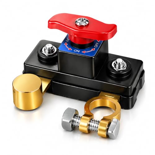 Battery Disconnect Kill Switch Isolator 300A 1000A Copper Top - Product Imagery