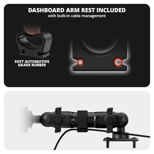 Tackform All Metal Dash Mount Magnetic Phone Holder - Compatible - Product Imagery