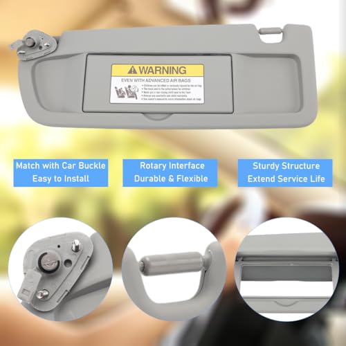 Sun Visor Diver Side 83280-SNA-A01ZC Fit for 2006-2011 Honda - Product Imagery