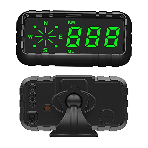 Kingneed HUD Speedometer Odometer Compass Head Up Display GPS - Product Imagery