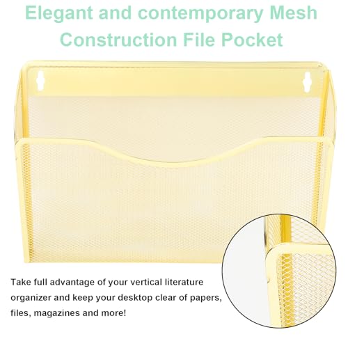 EASEPRES 3 Single Pocket Mesh Hanging File Organizer, Vertical - Product Imagery